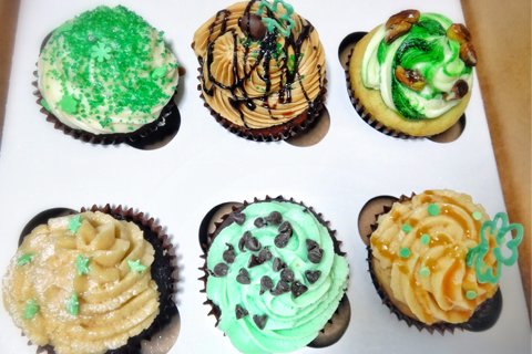 St Patty\'s Cupcakes