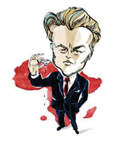 Illustration of Leonardo DiCaprio