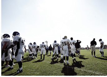 Photo of football players