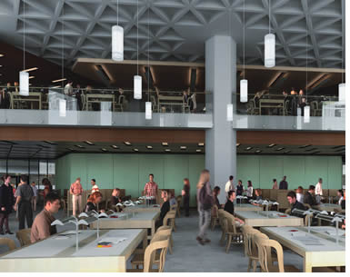 Rendering of inside Robarts