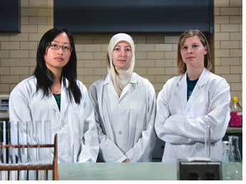 Female engineering students are more likely to choose environmental and biomedical disciplines because they believe advances in these fields have a direct impact on today’s pressing issues