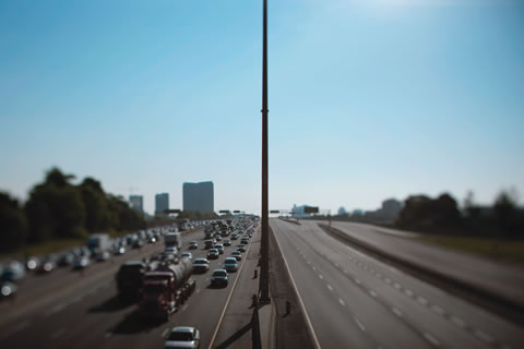 Photo of gridlock on the highway