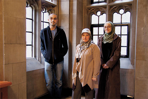 Khaiam Dan, Seniha Yildiz and Abier El Barbary were among the first to enrol in the Muslim Studies Program at Emmanuel College