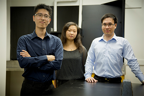 Jacky Mak, Wen Ma and Daniel Huynh. Photo by James Poremba