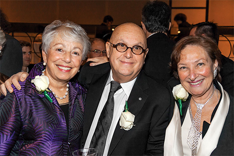 Anne Golden, Charles Pachter and Rosalie Abella. Photo by Christopher Dew