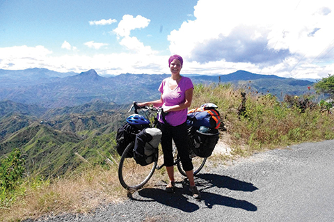 Photo of Ali Burke in southern Ecuador.