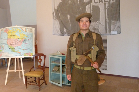 Photo of Taylor Lew at Juno Beach Centre.