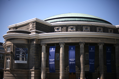 Photo of Convocation Hall.