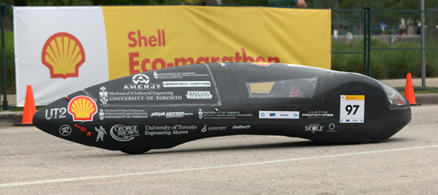 Photo of a Supermileage Car