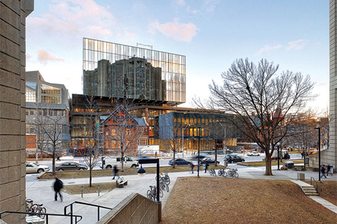 Photo of the addition to the Rotman building