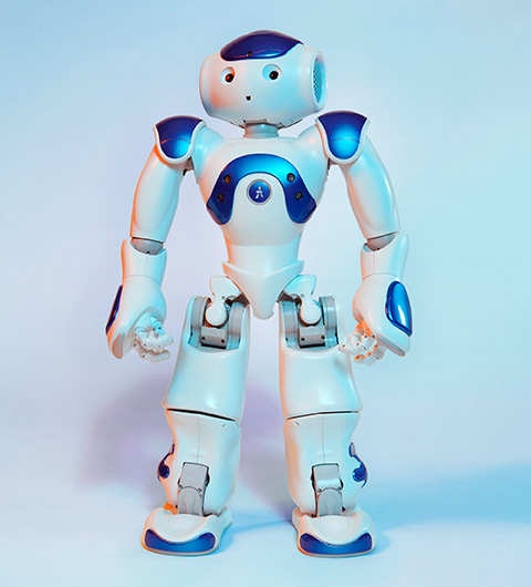 Photo of a MEDi robot.