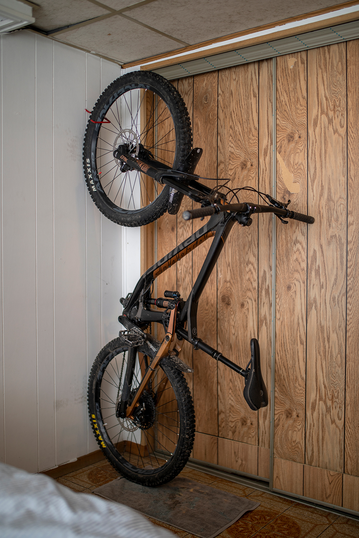 Mountain bike belonging to University of Toronto student Maximilian Regenold